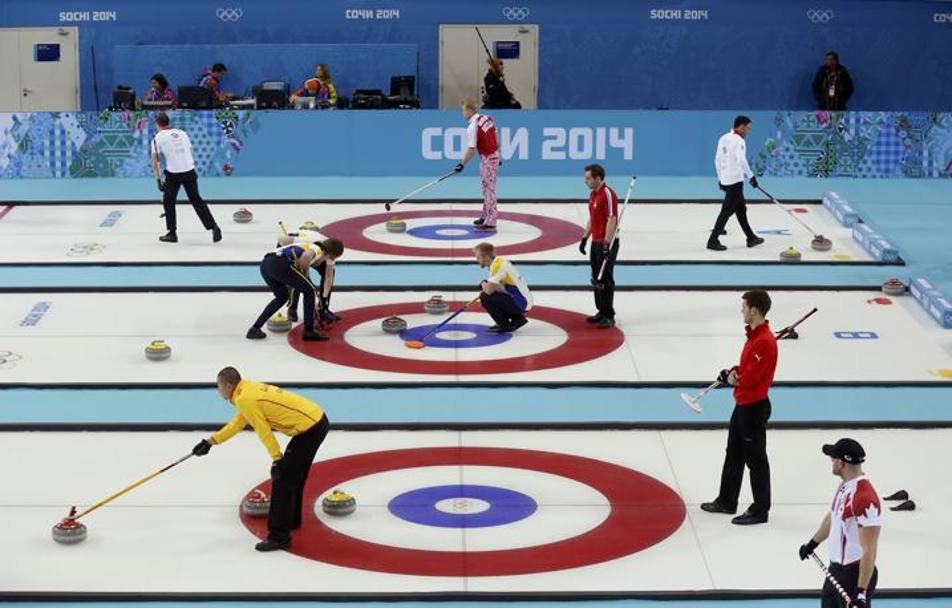 Ecco il curling. Reuters